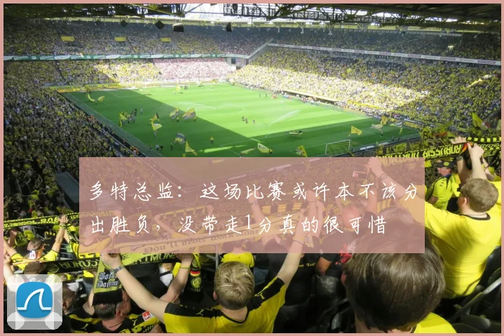 多特总监：这场比赛或许本不该分出胜负，没带走1分真的很可惜